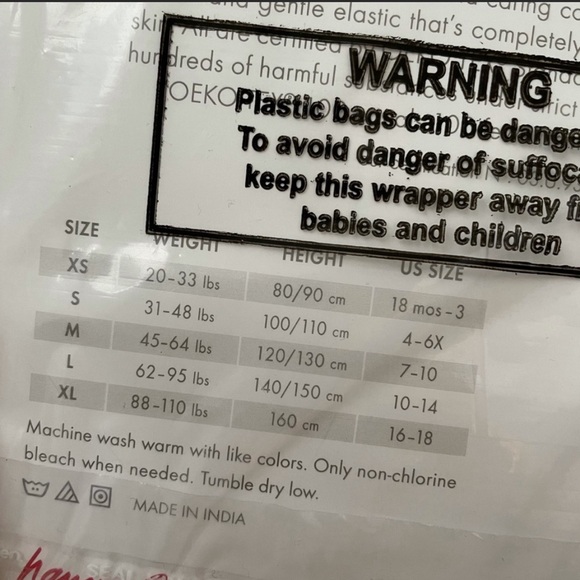 Hanna Andersson Girls' Organic Cotton Underwear - Pink, Mint, Purple - Picture 2 of 2